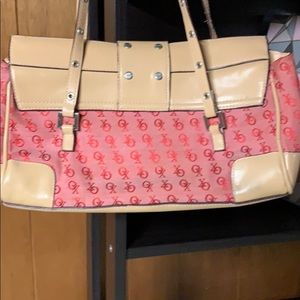 Xoxo red shoulder bag